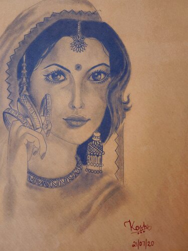 Tranquil von Kosha Mehta, Werk auf Papier kaufen auf Singulart