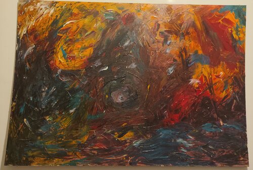 L'occhio nel triangolo de Emanuel Bartolomeo, Pintura a la venta en Singulart