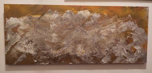 Le montagne dorate de Emanuel Bartolomeo, Pintura a la venta en Singulart