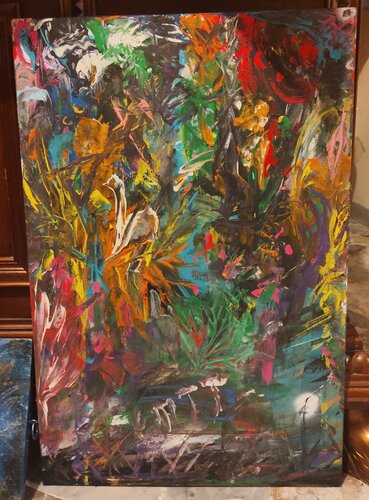 I colori della giungla de Emanuel Bartolomeo, Pintura a la venta en Singulart