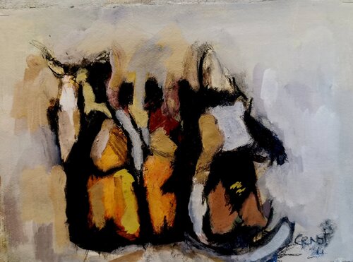 Kämpfer van Ernst Wieltschnig, Schilderij te koop op Singulart