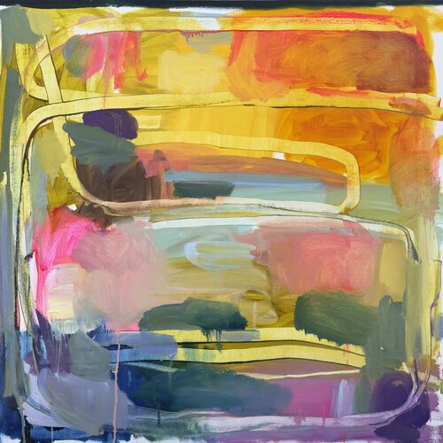 Riot and Risk van Carrie Elston, Schilderij te koop op Singulart