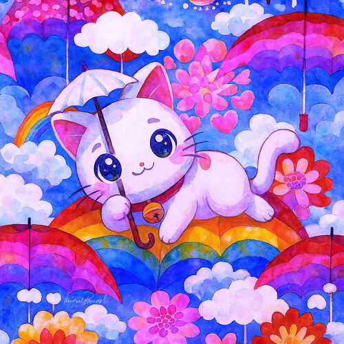 Shelter from Happy Weather de Miguel Paredes, Pintura a la venta en Singulart