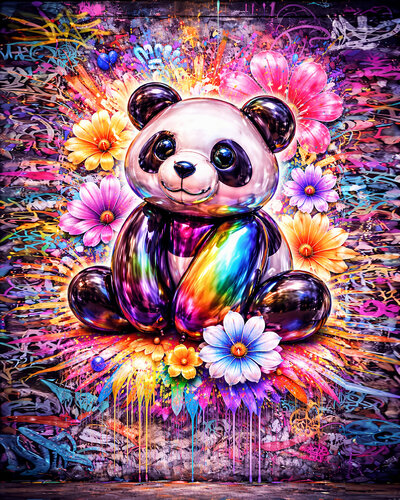 PANDA par Miguel Paredes, Peinture en vente sur Singulart