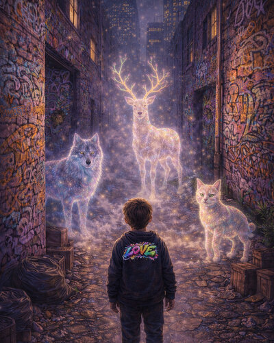 Guardian of Love by Miguel Paredes, Painting for Sale on Singulart