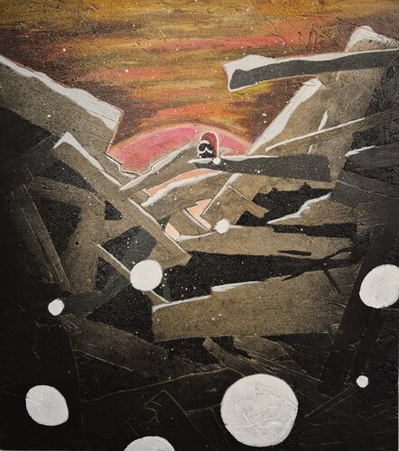 Stille Nacht (silent night) van Kim Niklas George, Schilderij te koop op Singulart