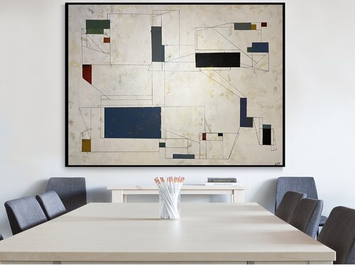 Abstraction #4 par nicholas molloy, Peinture en vente sur Singulart
