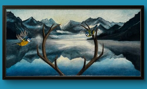 The Gardiens of Silence van Alessia Casarini Trygved, Schilderij te koop op Singulart