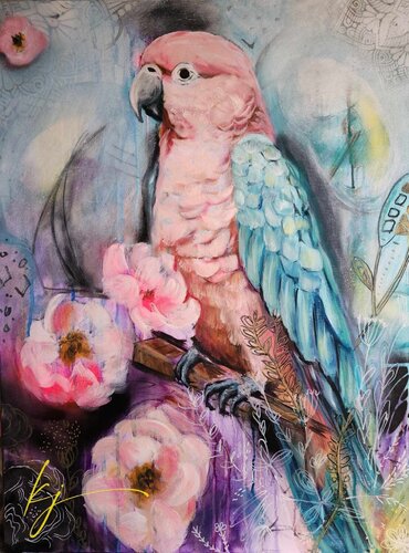 Cockatoo von Karine Jeuffroy, Malerei kaufen auf Singulart