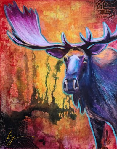 The Last Light of October von Karine Jeuffroy, Malerei kaufen auf Singulart