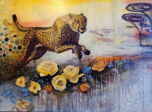 Run Wild von Karine Jeuffroy, Malerei kaufen auf Singulart