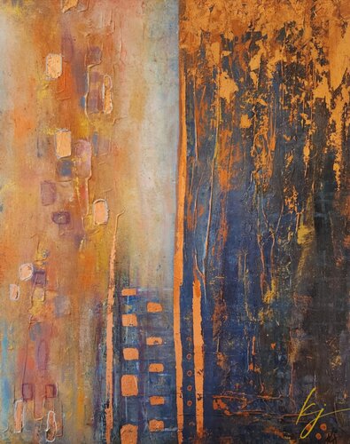 Reflection by Karine Jeuffroy, Painting for Sale on Singulart