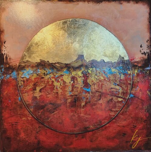 Fault Lines of a Shared Planet di Karine Jeuffroy, Pittura in vendita su Singulart