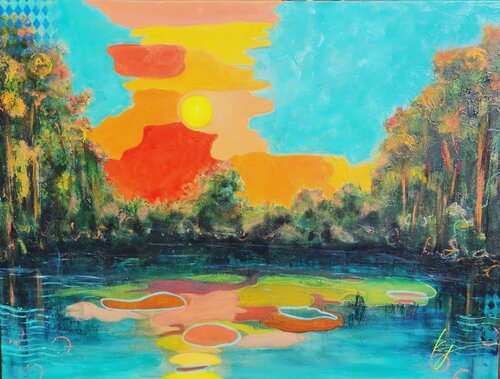 The Day the Sky remembered Colour Karine Jeuffroy