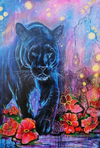 The Guardian by Karine Jeuffroy, Painting for Sale on Singulart