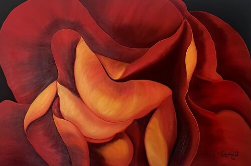 Golden Dawn van Christine El Ojeil, Schilderij te koop op Singulart