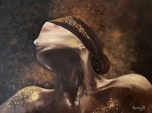 Veil of Mystery van Christine El Ojeil, Schilderij te koop op Singulart