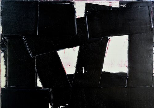 Black interlock van Marcus Hodge, Schilderij te koop op Singulart