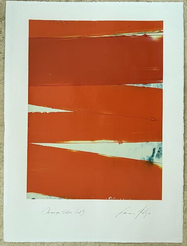 Orange Steps van Marcus Hodge, Werk op papier te koop op Singulart