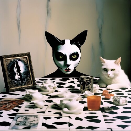 Teedinner van Carmen Hamelmann, Afdruk te koop op Singulart