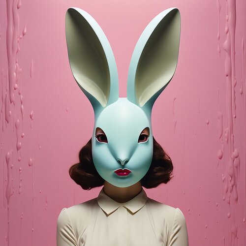 Rabbit Girl van Carmen Hamelmann, Digitaal te koop op Singulart