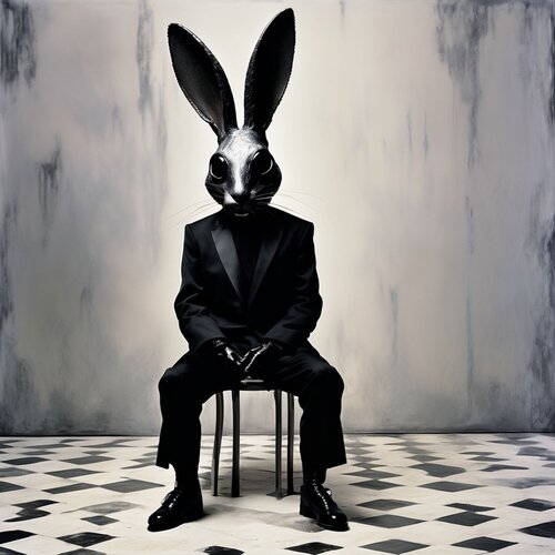 Black Ghostfinger van Carmen Hamelmann, Digitaal te koop op Singulart