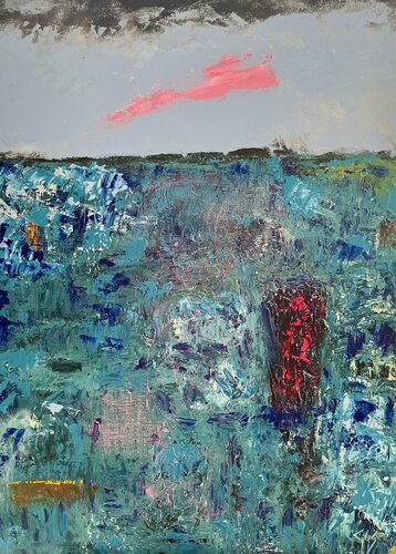 Blue Stonewall van Andrés Gusó, Schilderij te koop op Singulart