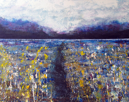 Blue barley van Andrés Gusó, Schilderij te koop op Singulart