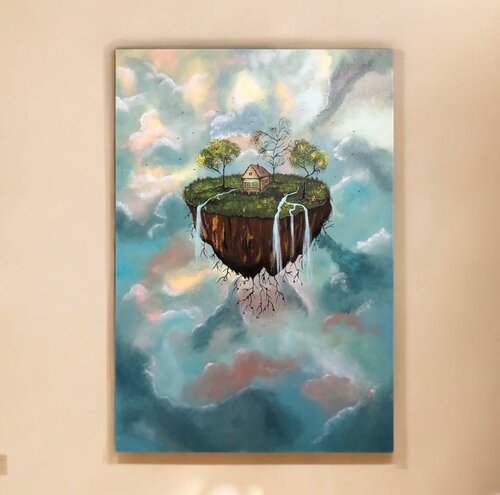 Silent Island van Sabina Yeralina, Tekening te koop op Singulart