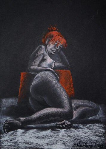 Modell 3 de Mariana Scvo, Dibujo a la venta en Singulart