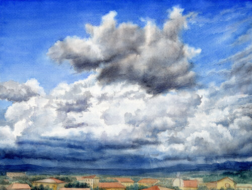 Nachmittag in der Toskana by Mariana Scvo, Painting for Sale on Singulart