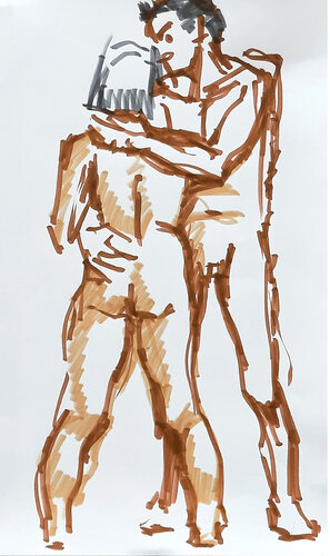 Aus der Serie "Zeitsamkeit" by Mariana Scvo, Drawing for Sale on Singulart