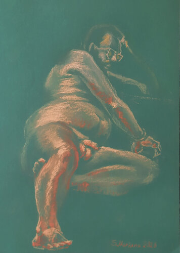 Ein uninspiriertes Modell de Mariana Scvo, Dibujo a la venta en Singulart