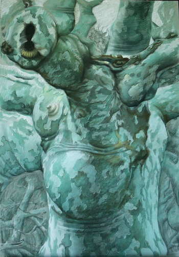 Platanenbaum in Rapperswil by Mariana Scvo, 絵画 for Sale on Singulart