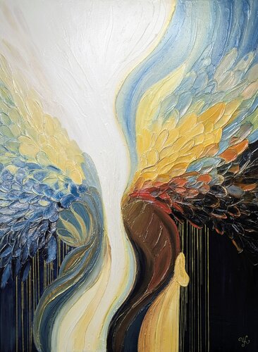 Les ailes du désir von Yulia KESTENER, Malerei kaufen auf Singulart