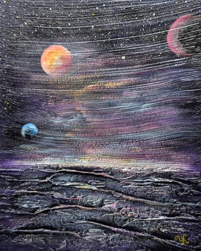 Bienvenue à la maison! N5 by Yulia KESTENER, 油畫 for Sale on Singulart