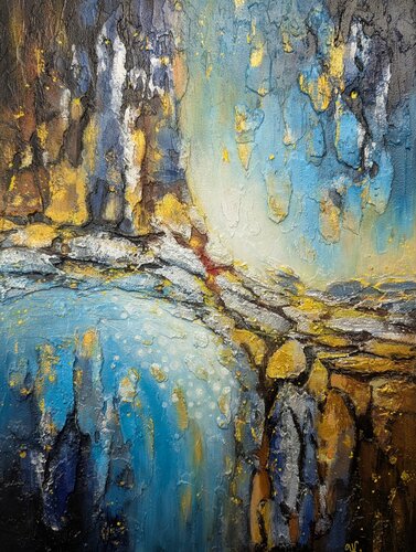 Entre deux mondes von Yulia KESTENER, Malerei kaufen auf Singulart