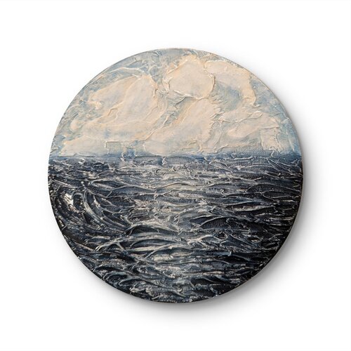 Le Silence entre les Vagues von Yulia KESTENER, Malerei kaufen auf Singulart