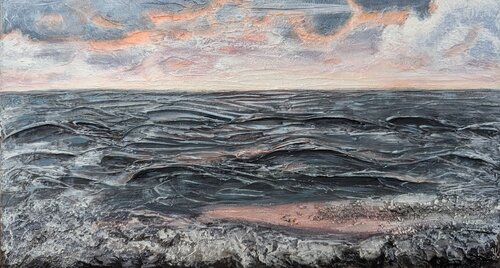Un Crépuscule sur la Baltique von Yulia KESTENER, Malerei kaufen auf Singulart