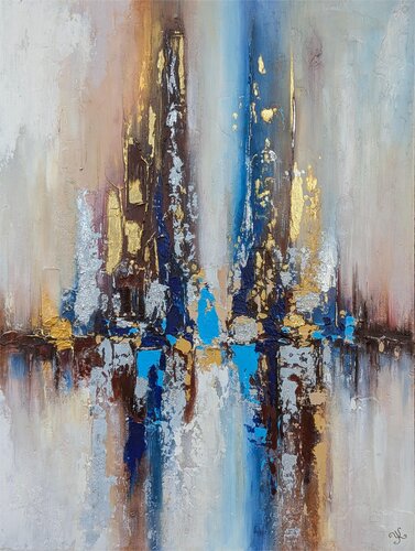 Terra Incognita III di Yulia KESTENER, Pittura in vendita su Singulart