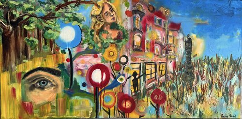 Ce Temps qui est le mien von Emilie Frindel, Malerei kaufen auf Singulart