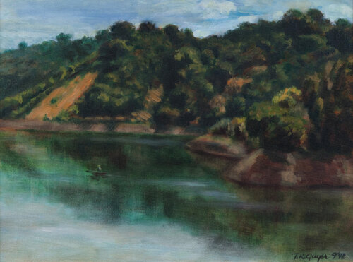 On the Reservoir de Terry Guyer, Pintura a la venta en Singulart