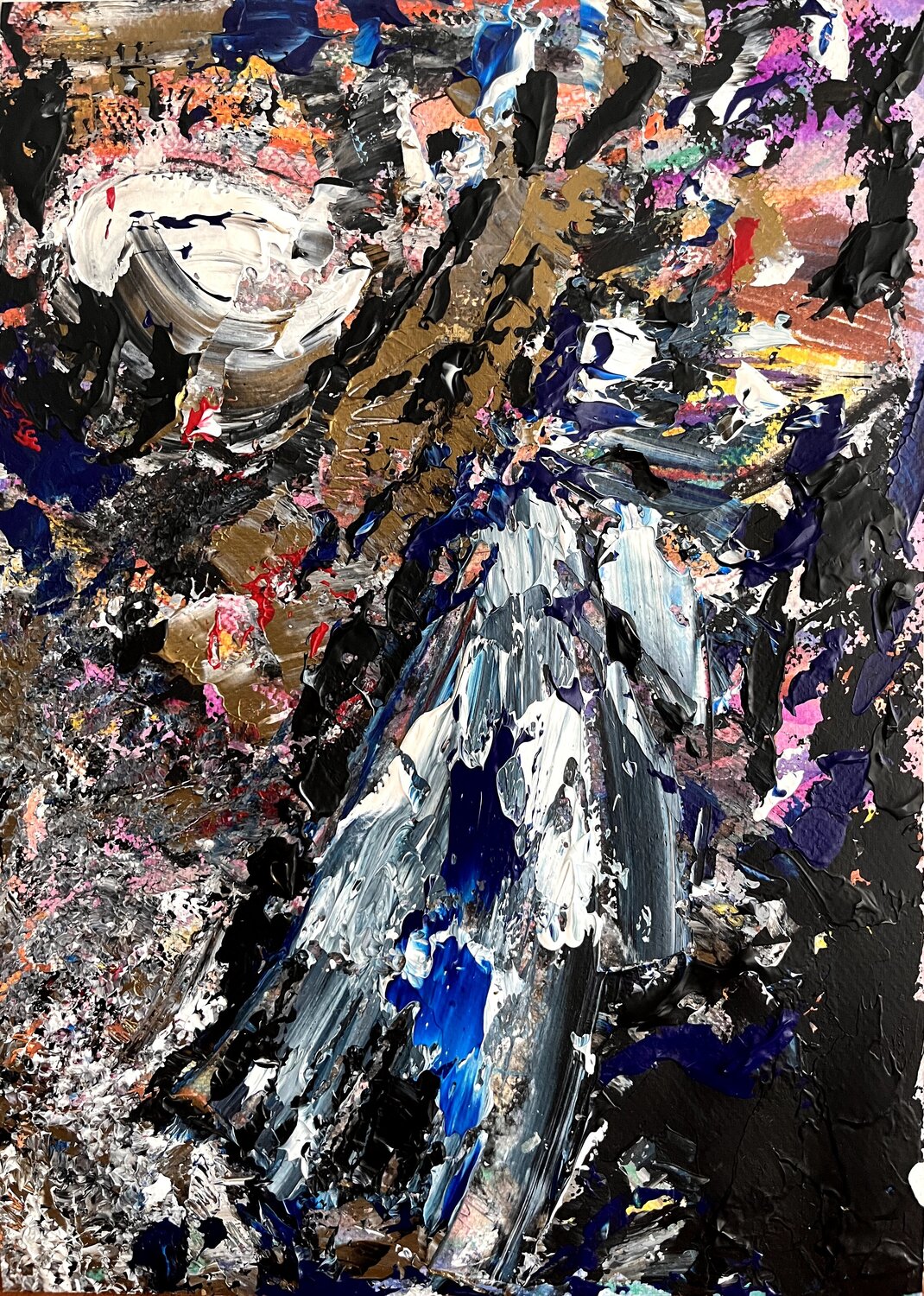 "Dance of Sadness" Petra Bujanović Originalgemälde zu verkaufen