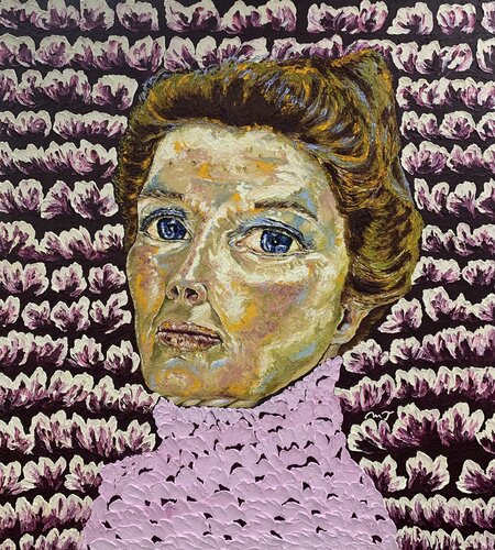 Katharine Hepburn de MariaTeresa Ortiz-Naretto, Pintura a la venta en Singulart