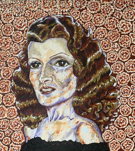 Rita Hayworth de MariaTeresa Ortiz-Naretto, Pintura a la venta en Singulart