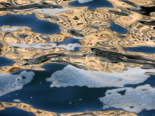 Serie: Sensaciones del mar. Título : Reflejos en el río. von Kristina Taltavull, Fotografie kaufen auf Singulart