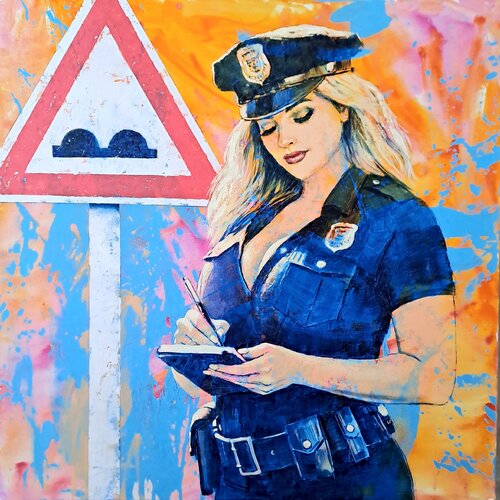 The Ticket di Petr Seda, Pittura in vendita su Singulart