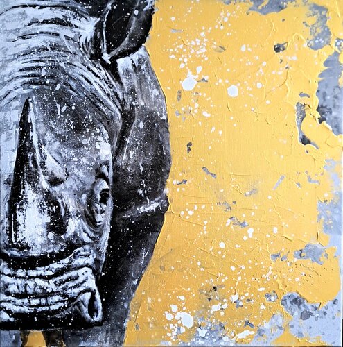 Rhino 7 von Petr Seda, Malerei kaufen auf Singulart