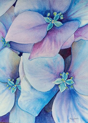 Blue silence by Francesca Licchelli, Painting for Sale on Singulart