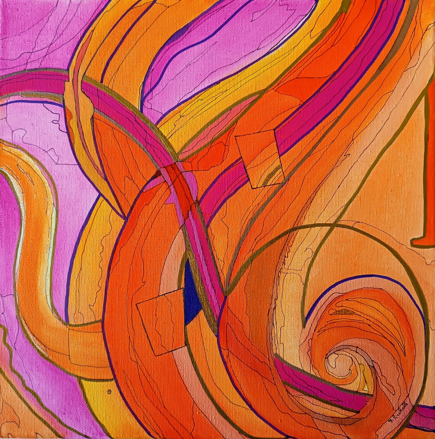 Orange and Pink Francesca Licchelli